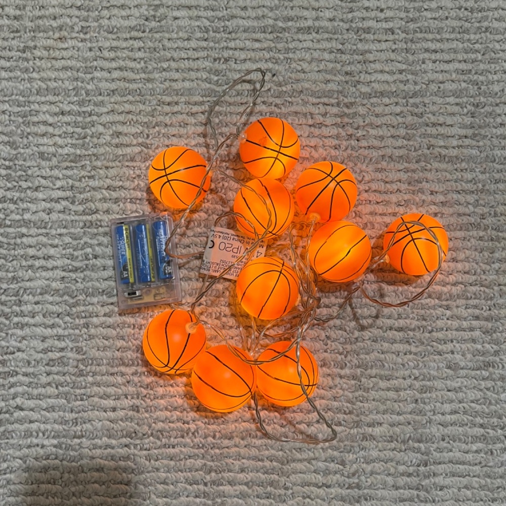 Basketball String Lights - Picture 3 of 4